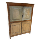 Vintage farmhouse high sideboard from the 19th century