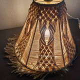 Suspension, baladeuse en coton tressé