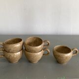 Four ceramic cups