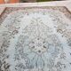 Oushak Wool Area Vintage Rug sku v992
