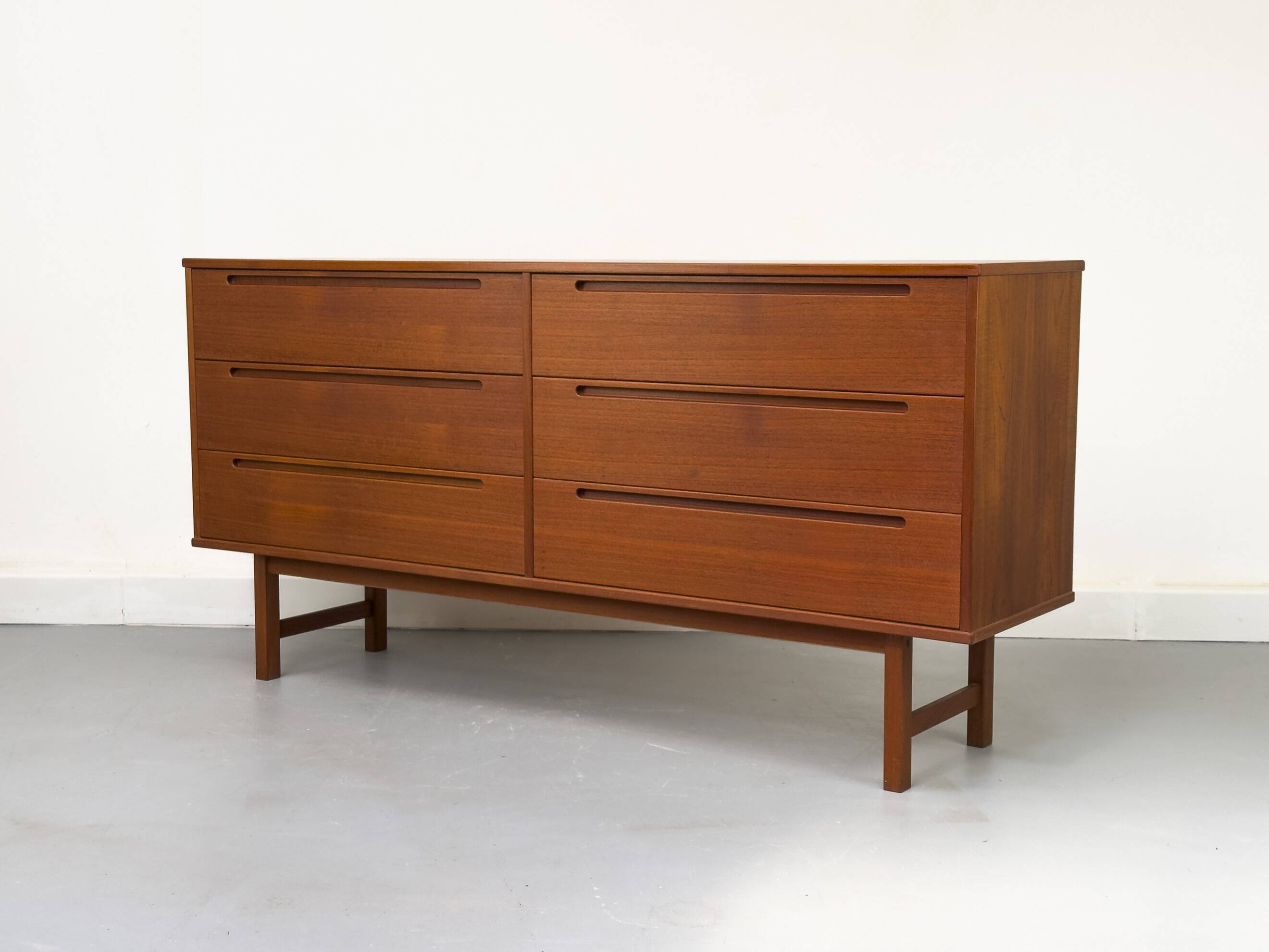 Large Teak Chest of Drawers from Tørring / HJN Møbelfabrik, 1960s