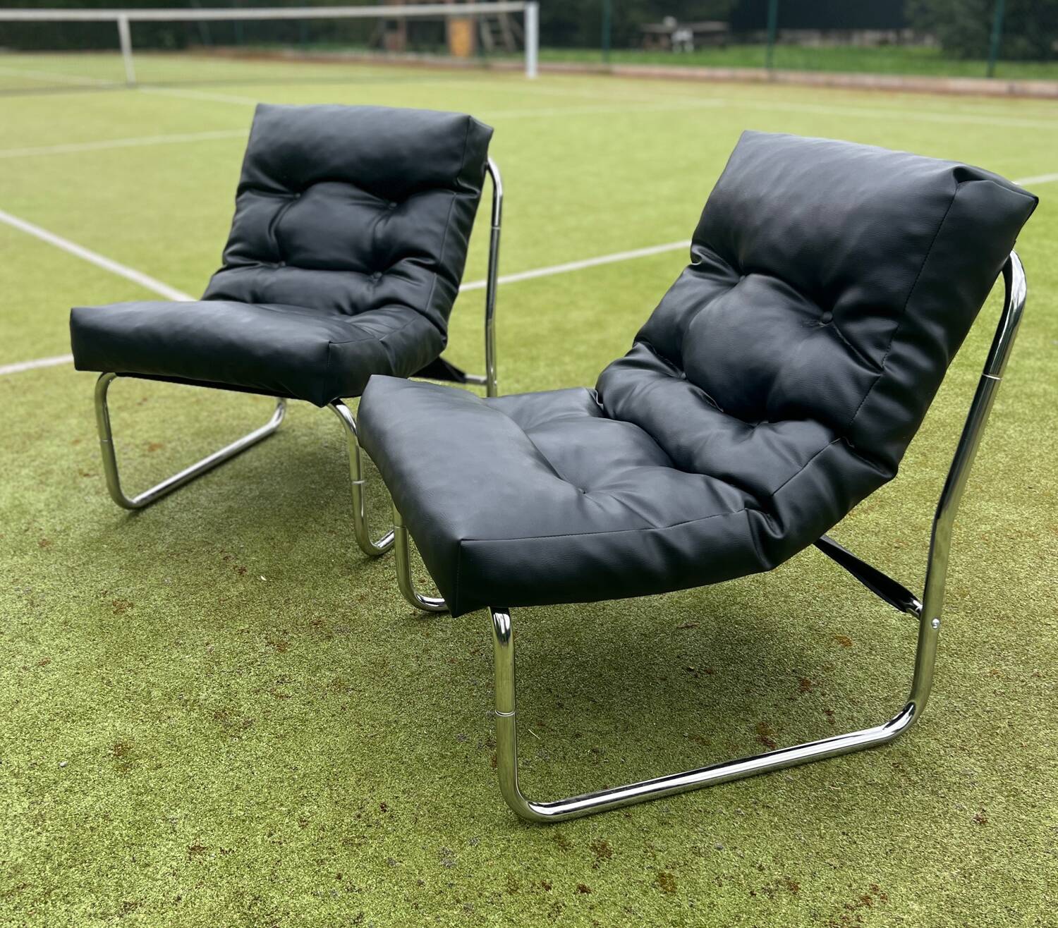 Pair of Pixi armchairs by Gillis Lundgren for IKEA