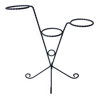 Wrought iron plant stand