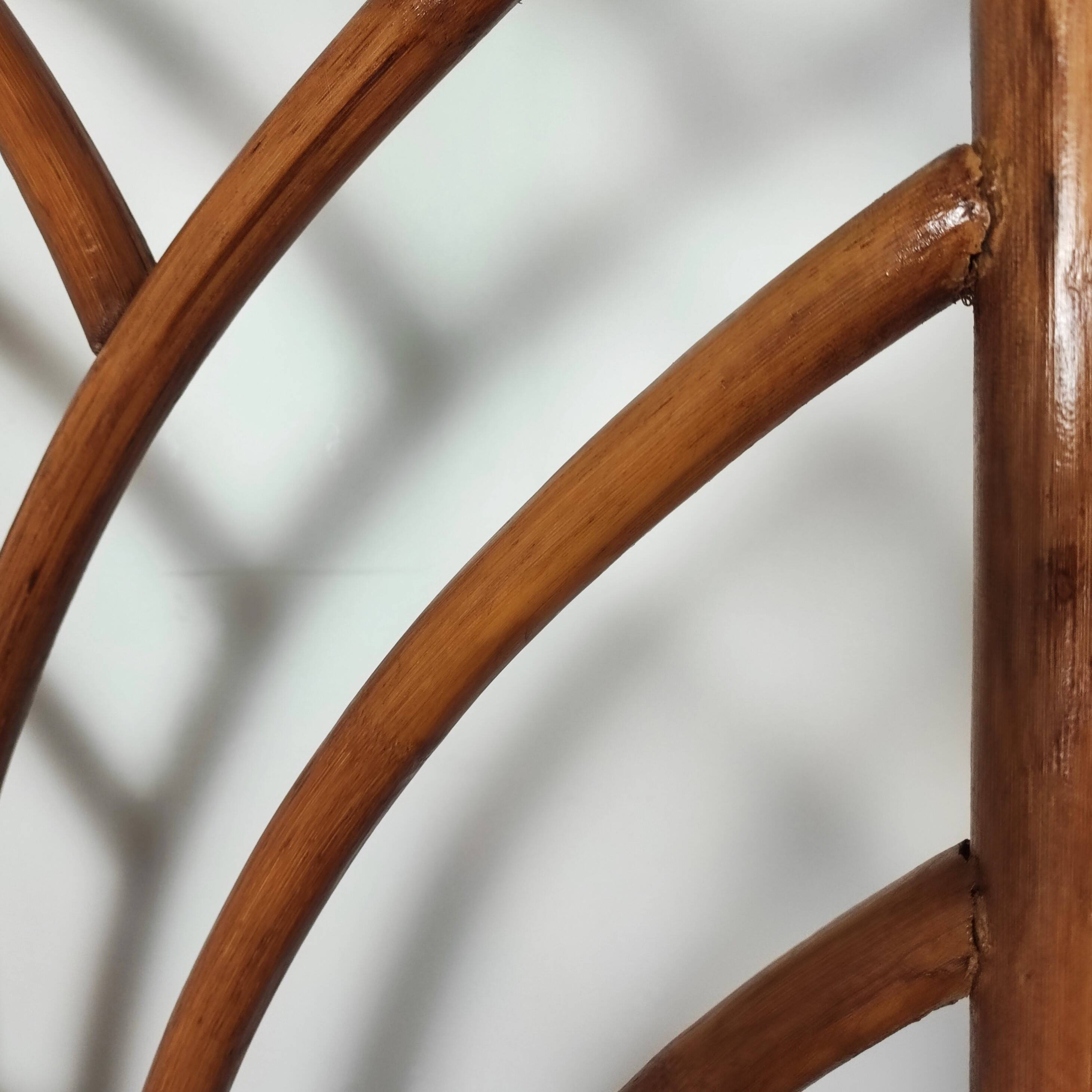 Bamboo and rattan screen