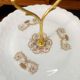 Antique porcelain cake stand