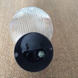 Glass ball globe wall lamp
