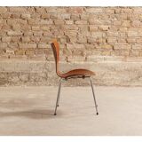 Chairs series 7, No.3107 by Arne Jacobsen for Fritz Hansen, teak butterfly, Denmark, circa 1955