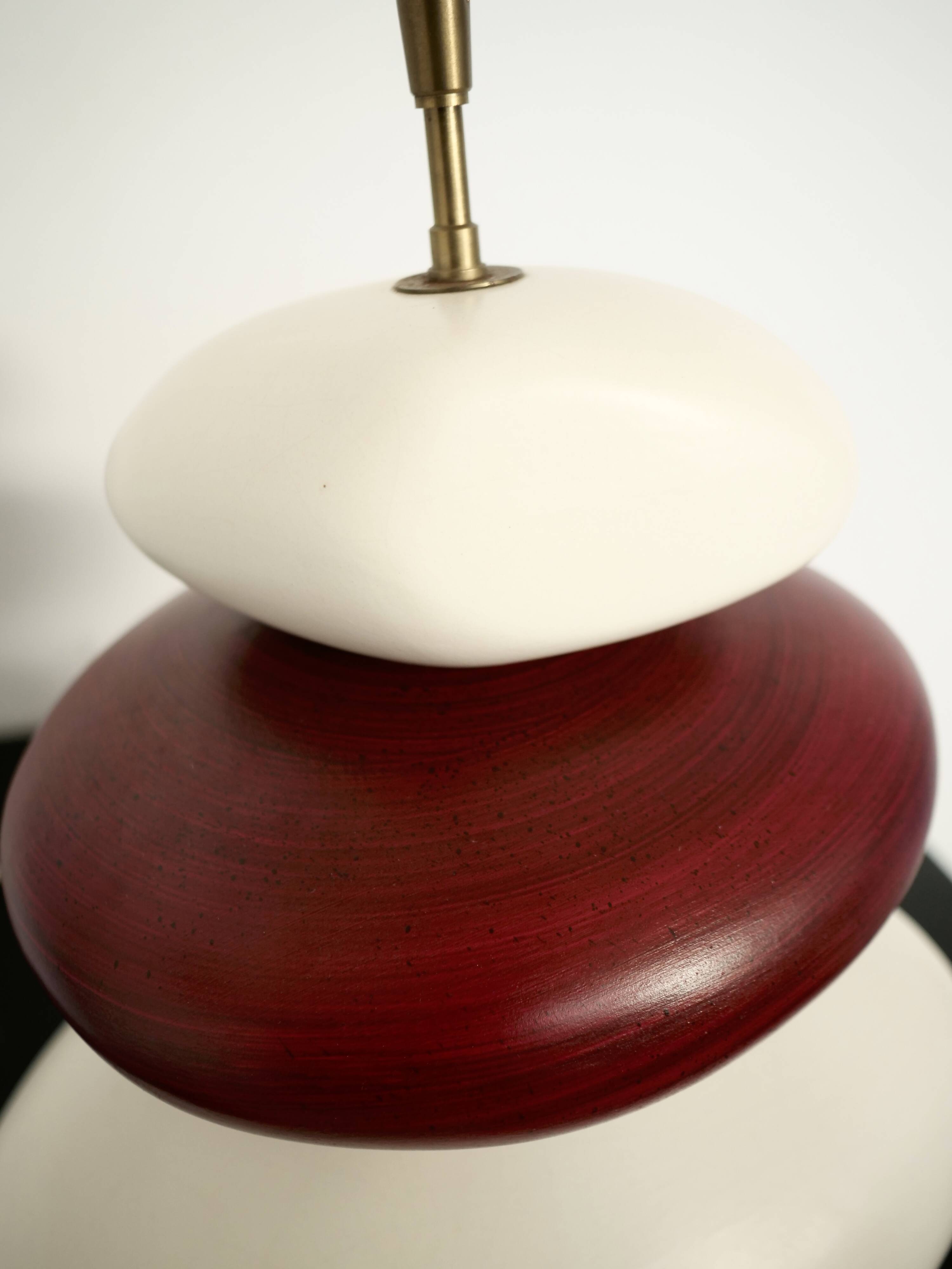 Decorative lamp François Chatain Pebble lamp 1980