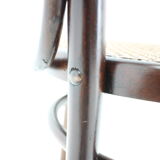 1930s Bentwood beech Chair with Pedig Seat, Austria