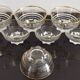 Champagne cups glassware from the Chapelle St Mesmin 30s