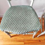 Pair of patinated Napoleon III chairs
