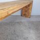 Vintage bench period 1960 old solid wood