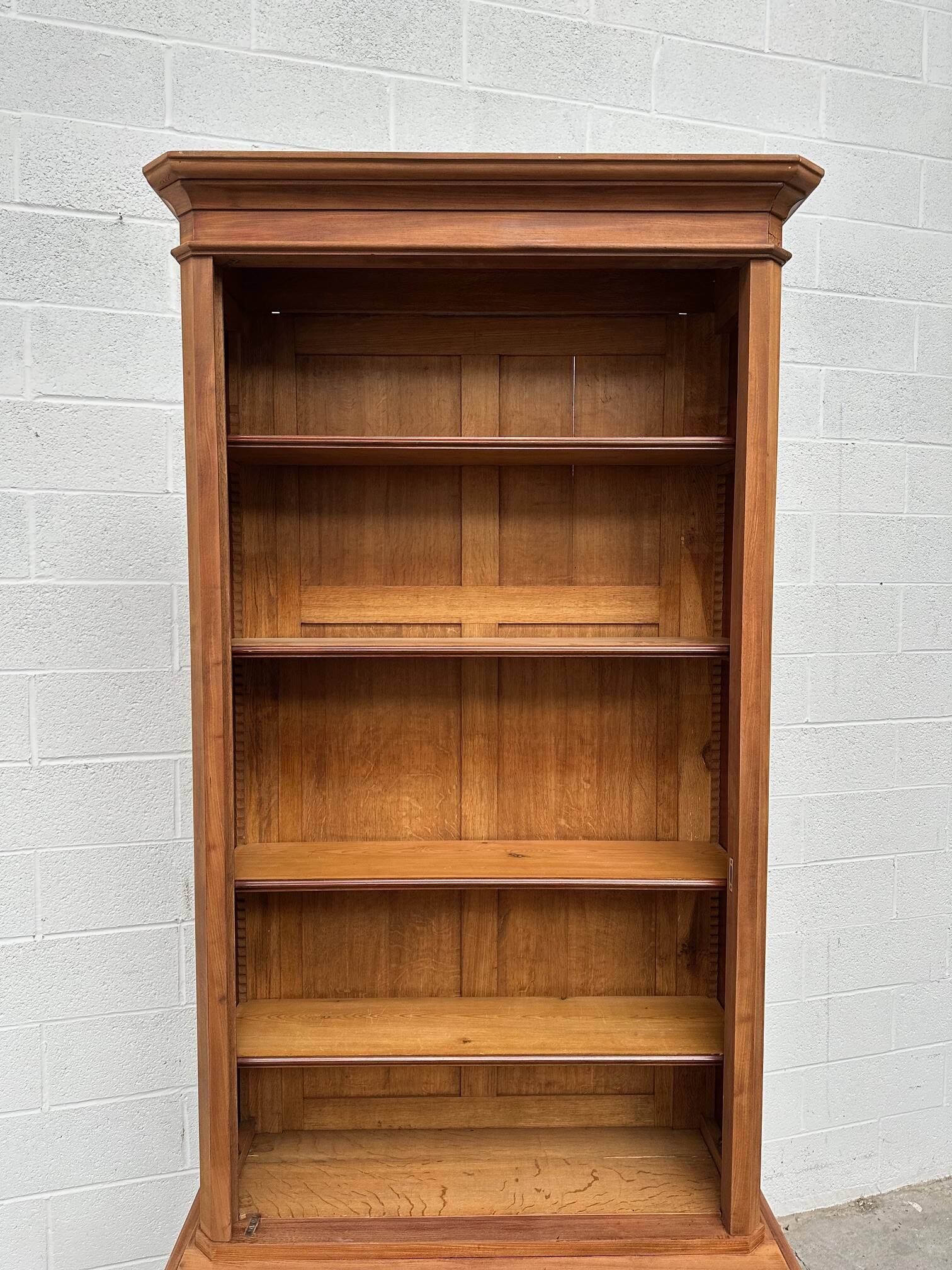 Large mahogany display case