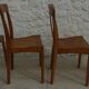 4 chaises bistrot en bois de marque stella