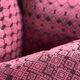 Burgundy and pink Kachin cushion cover (RIDA)