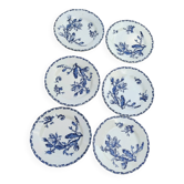6 flat plates made of Gien earthenware - ironstone - cactus model