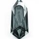 Faceted submerged vase, grey-blue Murano glass – dlg Flavio Poli