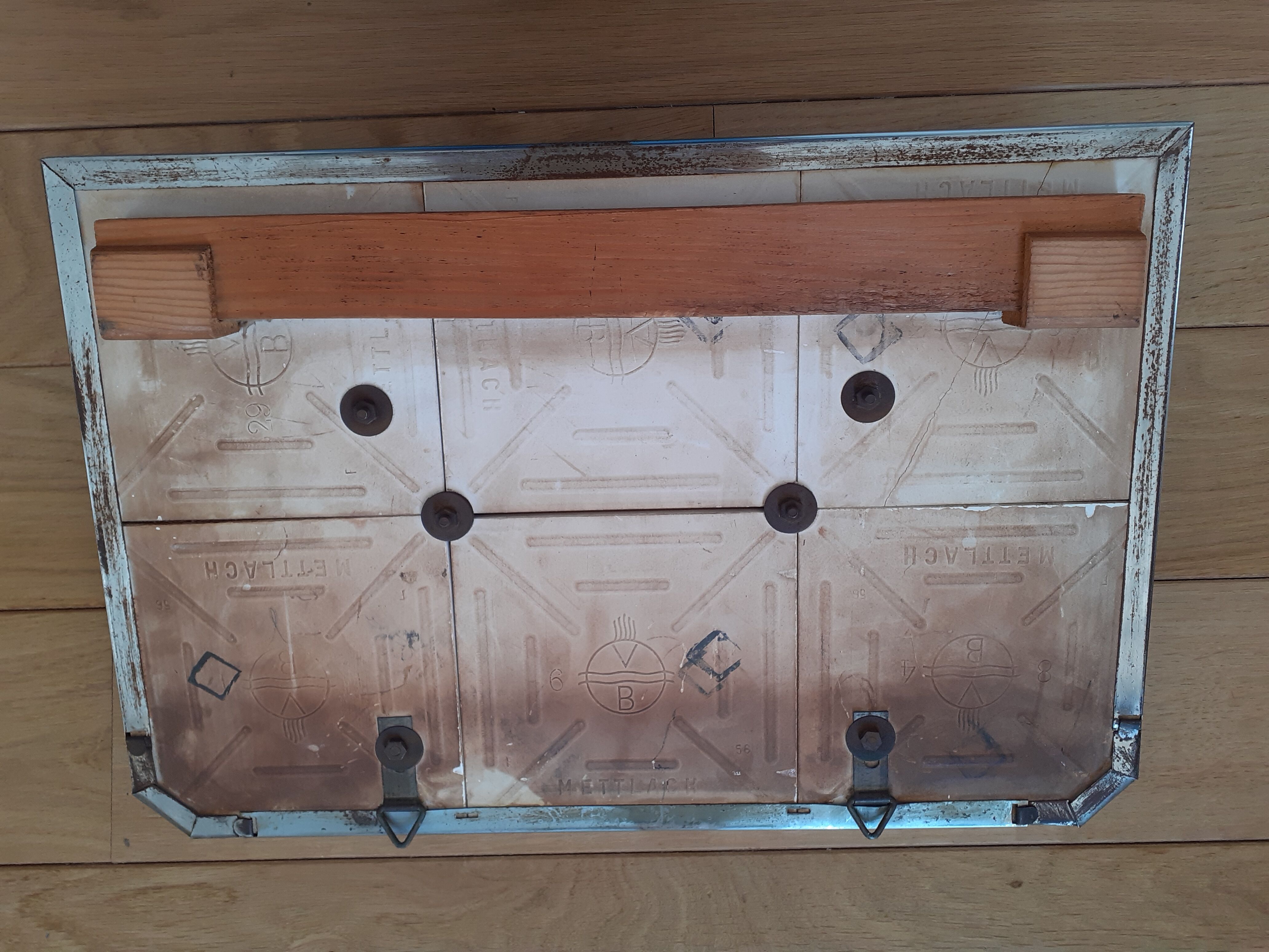Miroir de salle de bain années 50/60