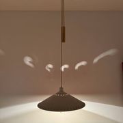 Unique Pendant Lamp with Counterweight by Vereinigte Werkstätten München