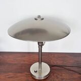 1930s big Bauhaus chrome table lamp, Czechoslovakia