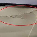 Druline ~ contemporary living room lamp ceramic silver black shade