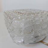 Minimalist glass wall ceiling light 1970/1980