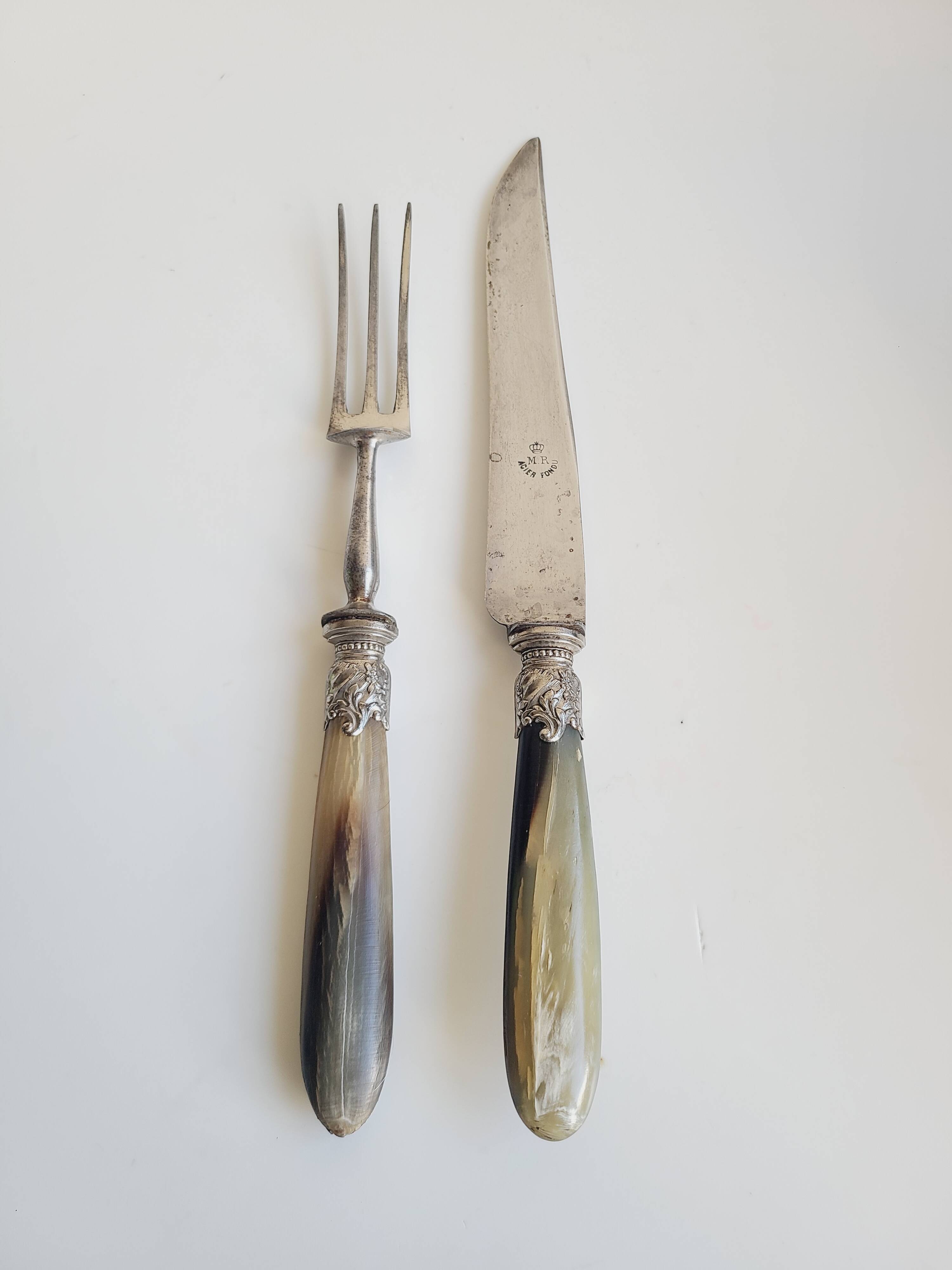 Horn leg of lamb cutlery