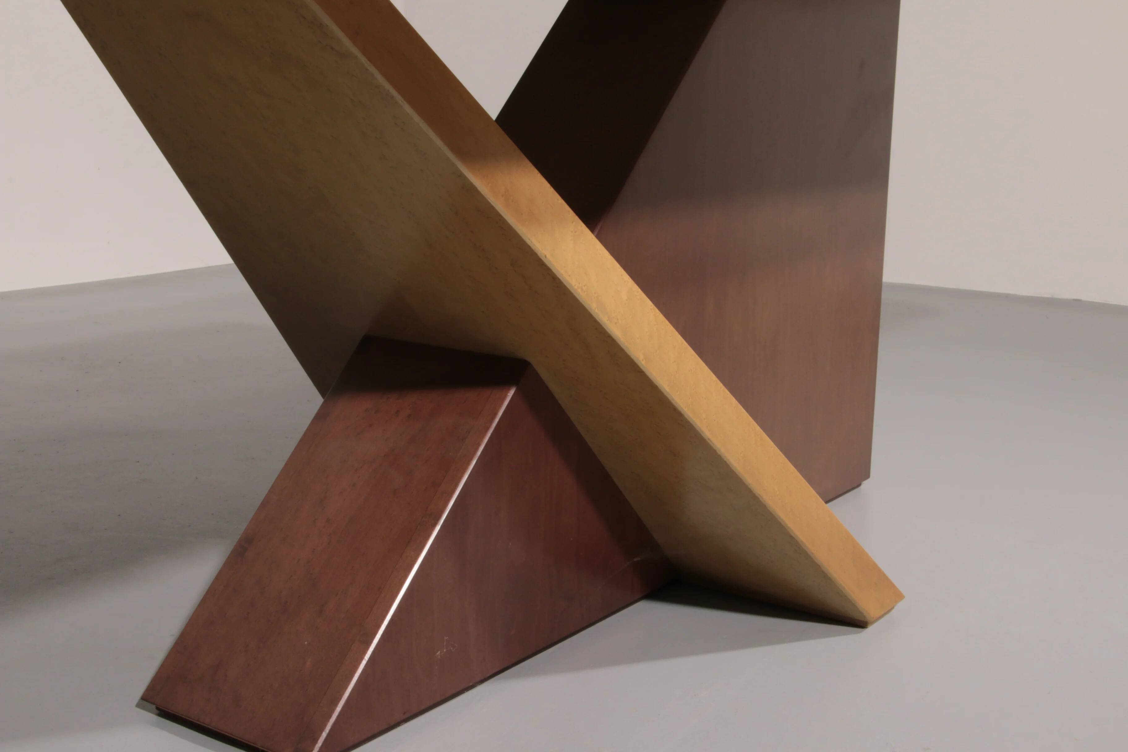 Italian Saporiti Wooden Dining Table 1960