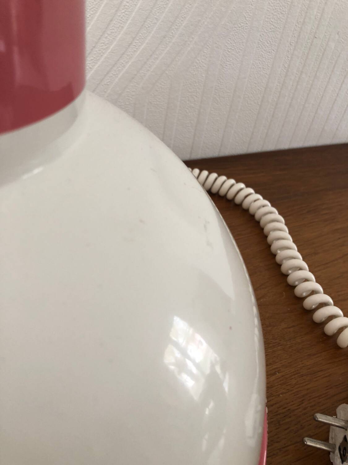 Vintage pink Cubi Spot industrial pendant light