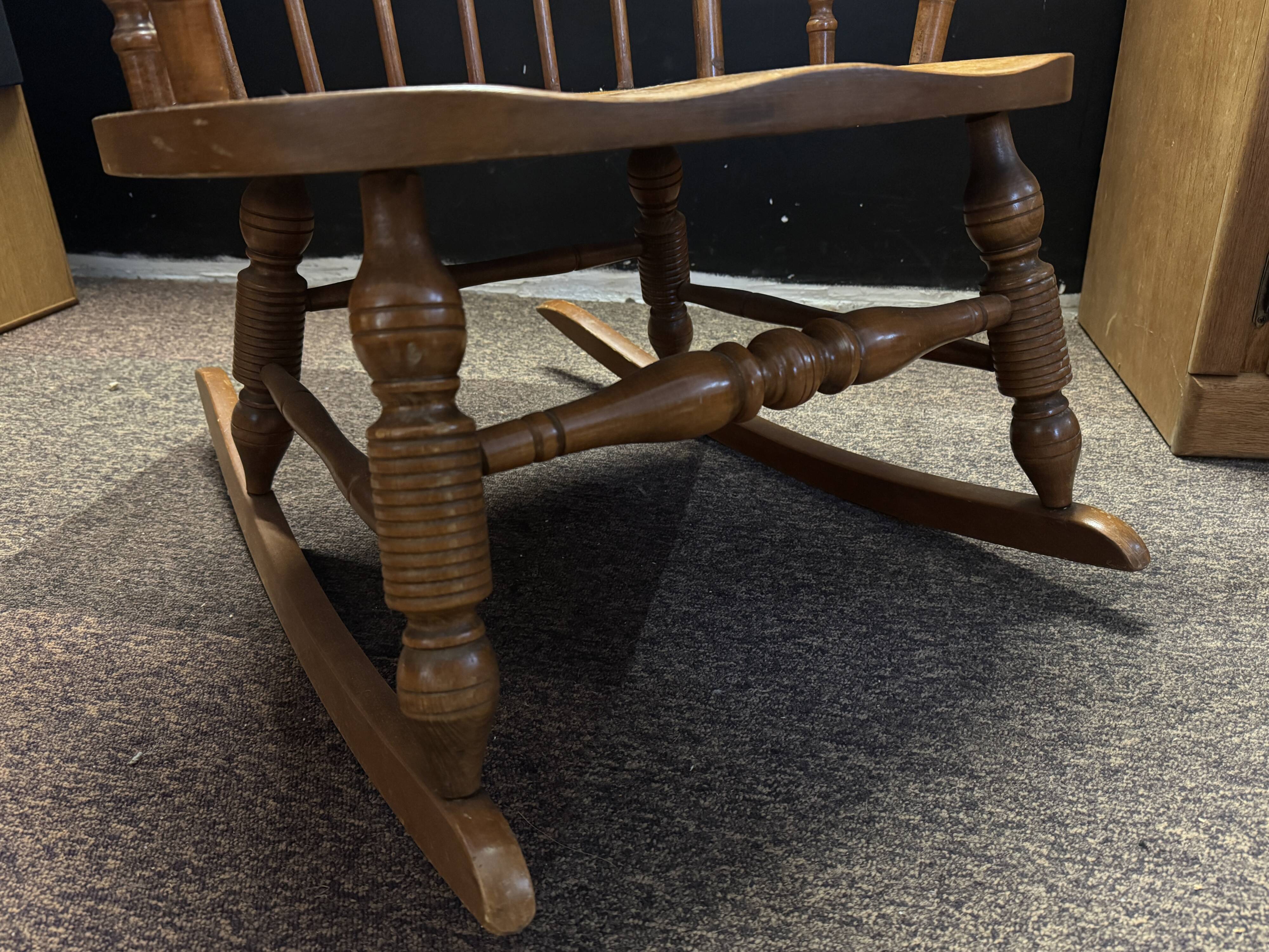 Wooden rocking chair – rocking armchair