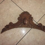 Old pediment in chene