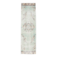 3x9 Light Green Persian Vintage Runner Rug, 81x282Cm