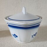Set of 2 cups and an sugar bowl in iron earth