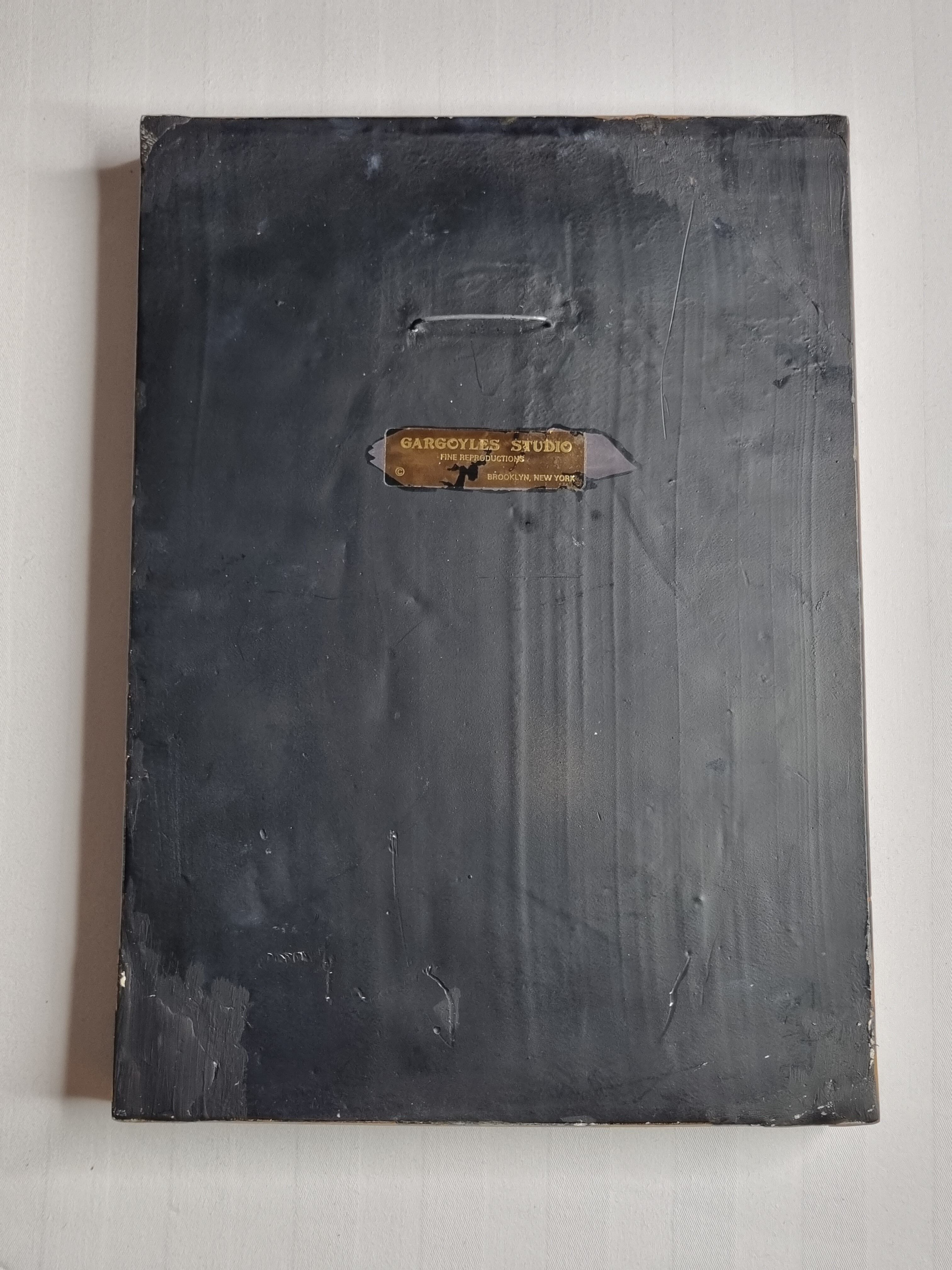 Vintage witch mirror "Gargoyles studio" Brooklyn, New York, 32 cm