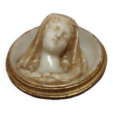 Portrait in relief in the form of a medallion - Napoleon III period