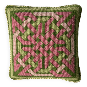 Handmade canvas cushion