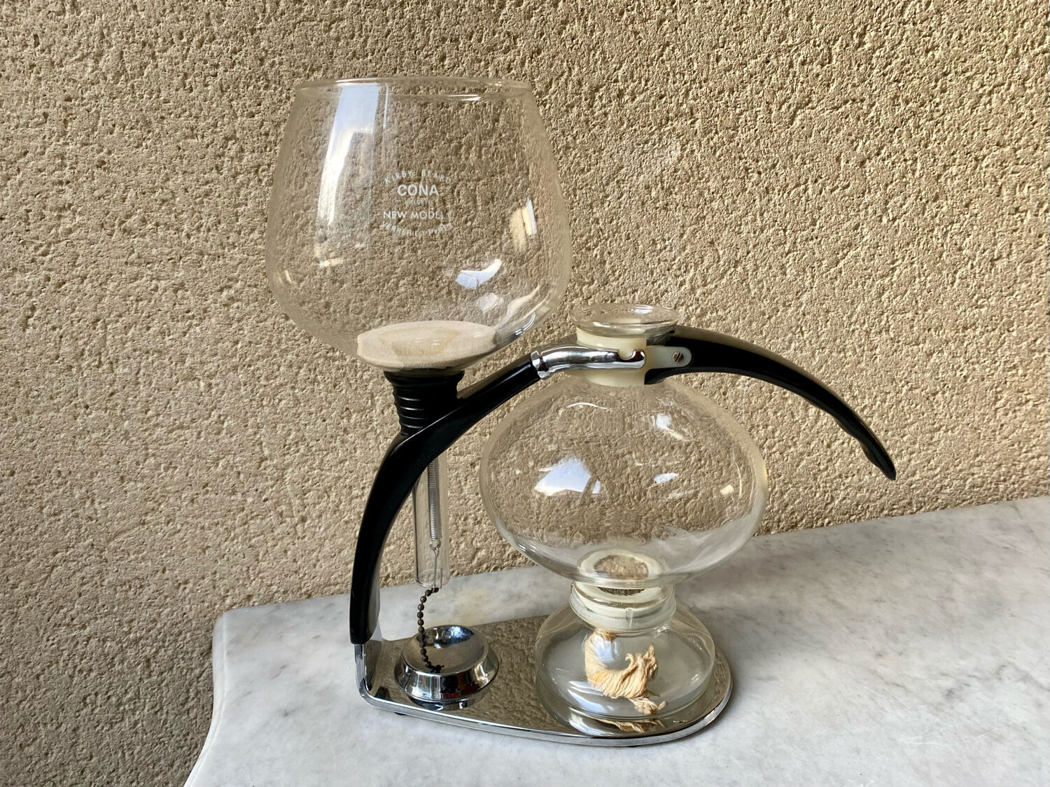 Vacuum coffee maker Cona Kirby Beard New model C 4-6 cups vintage 60s perfect condition