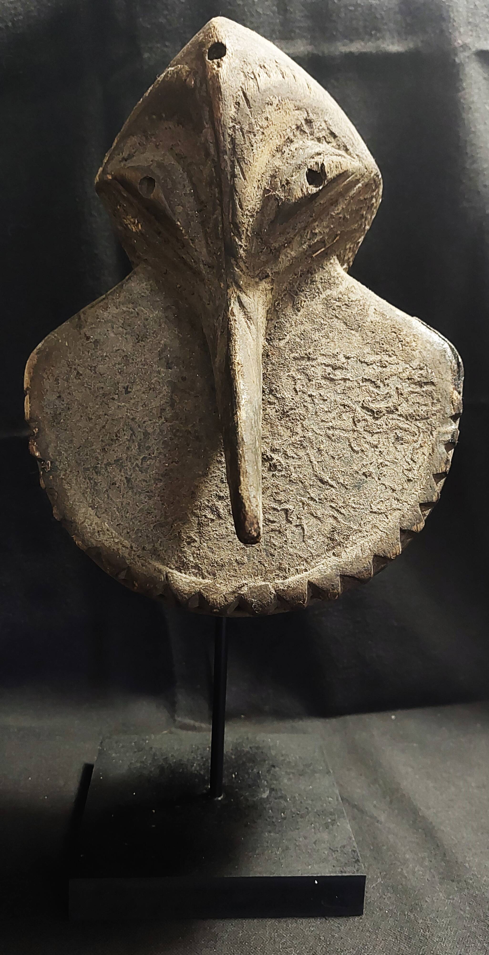 Masque animalier Hemba Soko Mutu RDC milieu XXème