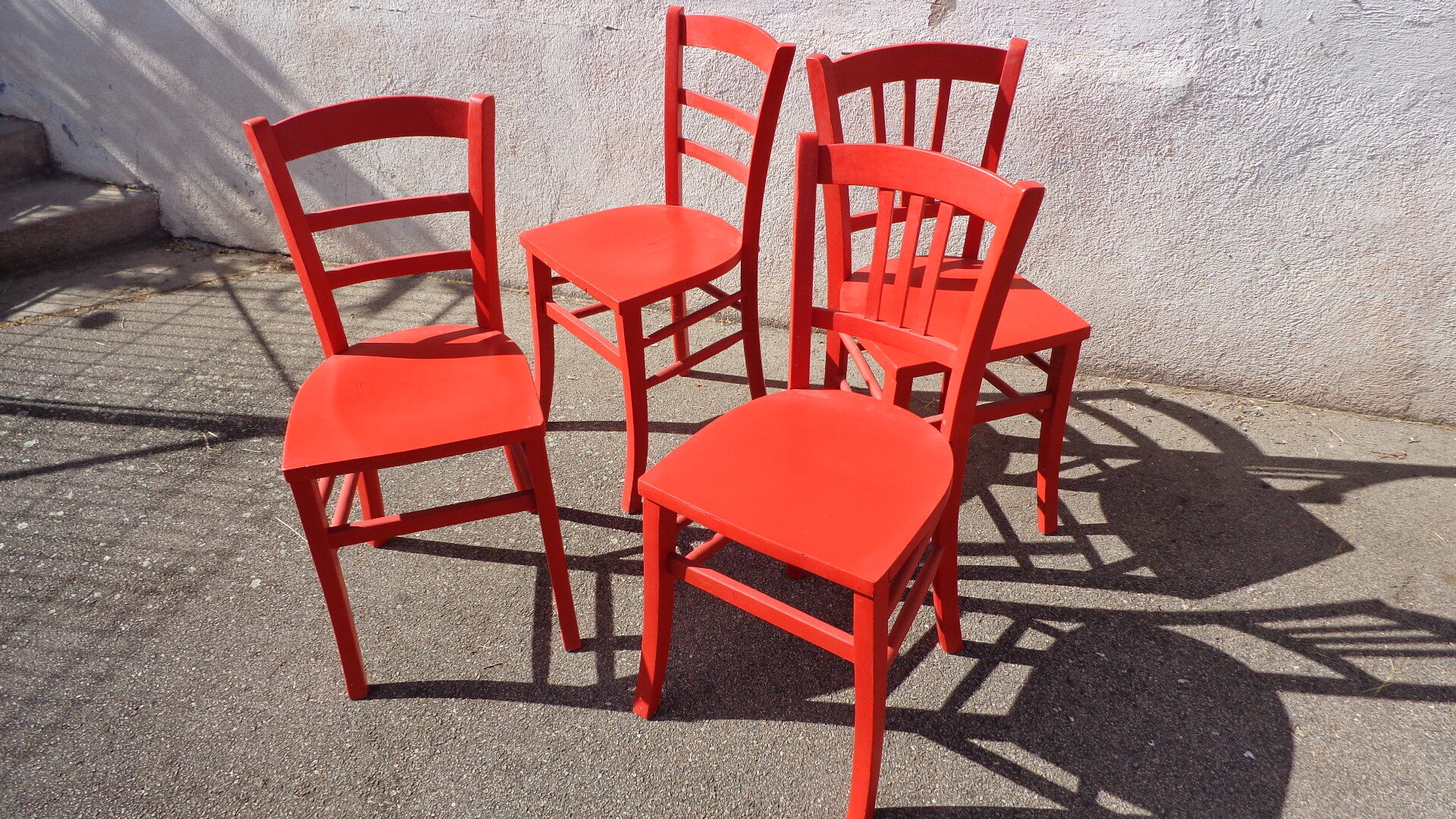 Set of 4 bistro chairs