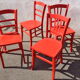 Lot de 4 chaises bistrot