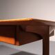 Walnut desk by the Italian architect Gianfranco Frattini for Bernini 1950.