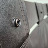 1970s, Scandinavian design, lounge chair, original condition, leather, bent wood.