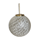 Vintage Murano pendant lamp, swirled glass