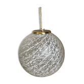 Vintage Murano pendant lamp, swirled glass