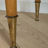 Coffee table with compass legs