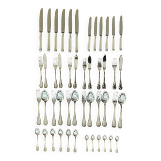 Christofle Malmaison 48-piece cutlery set for 6 guests, excellent condition