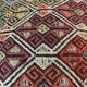 VINTAGE TURKISH KILIM CUSHION COVER , 45 X 45 CM