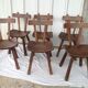 Chaises design brutaliste
