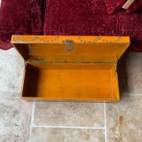 Painted wooden chest