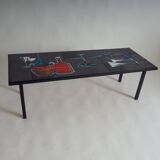 Mid-century modern  tiled coffee table by Antonio Denisco